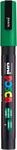 POSCA 186563 - POSCA Marker mit feiner Rundspitze, dunkelgr&uuml;n | Marker mit...
