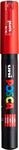 POSCA 181721 - POSCA Marker mit kalibrierter Spitze, rot