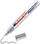 edding 750 Glanzlackmarker - silber - Packung mit 1 Lackmarker - Rundspitze 2-4...