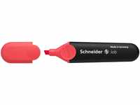 Schneider Schreibgeräte Textmarker Job, nachfüllbar, rot, 1 Stück (1er Pack)
