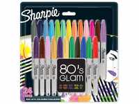 Sharpie Permanent Marker | Marker Stifte mit feiner Spitze | 80s Glam Farben |...