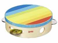 Goki 61920 - Musikinstrument - Tamburin mit Schellen