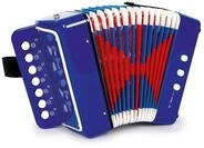 small foot Akkordeon &bdquo;Blau, f&ouml;rdert das Musik- und Taktgef&uuml;hl, Musikinstrument