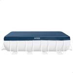 INTEX Poolabdeckung rechteckig (389x184 cm) f&uuml;r Frame Pools, Winterabdeckplane