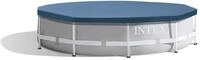 Intex Round Pool Cover - Poolabdeckplane - F&uuml;r Metal und Prism Frame Pool 58108 Blau