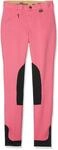 HKM 9064 Reithose Penny Easy, M&auml;dchen Hose, Kniebesatz, Pink / Dunkelblau, 152