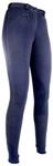HKM 9064 Reithose Penny Easy, M&auml;dchen Hose, Kniebesatz, Dunkelblau / Dunkelblau, 116