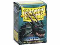 Dragon Shield - Box of 100 Highest Quality Trading Card Sleeves - Green