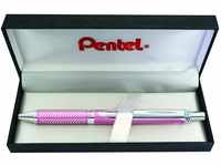 Pentel BL407P-BOX EnerGel Liquid-Gel-Roller Sterling mit matt-rose Gehäuse,