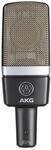 AKG C214 Professionelles Gro&szlig;membran-Kondensatormikrofon, schaltbarer Abschw&auml;cher,