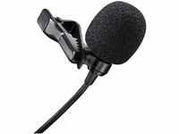 Walimex Pro Lavalier Mikrofon (Ansteckmikrofon Länge 120 cm, inkl. Clip) für