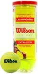 Wilson Tennisb&auml;lle Champ Extra Duty f&uuml;r alle Bel&auml;ge, gelb, 3er Dose, WRT100101