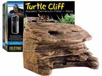 Exo Terra Turtle Cliff, Aqua-Terrarien Filter und Felsen in einem, idealer...