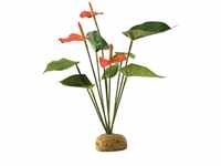 Exo Terra Flamingoblume, künstliche naturgetreue Pflanze für Terrarien, ideal...