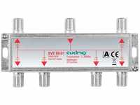 Axing SVE 60-01 6-Fach SAT-Verteiler Splitter mit DC-Durchgang für