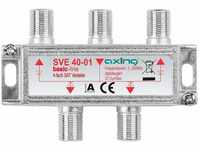 Axing SVE 40-01 4-Fach SAT-Verteiler Splitter mit DC-Durchgang für