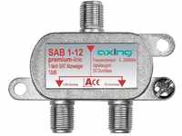 Axing SAB 1-12 1-Fach SAT-Abzweiger mit 12 dB Abzweigdämpfung (5-2400 MHz)