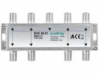 Axing BVE 80-01 8-Fach BK-Verteiler (5-1000 MHz) für Kabelfernsehen und DVB-T2...