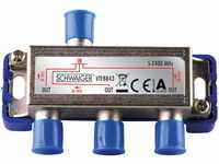 Schwaiger VTF8843241 High-End-Verteiler 3-Fach für BK- und GA-Anlagen (110 dB)
