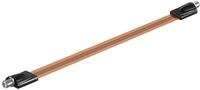 goobay 50cm SAT Kabel Fensterdurchf&uuml;hrung flach (0,3 mm) - Antennenkabel