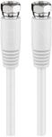 Goobay 50738 Antennenkabel 2,5m / F Stecker auf F Stecker / SAT Kabel 80 dB