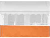 Angerer Balkonbespannung Exklusiv 90 cm Uni orange Polyacryl Länge: 6 Meter