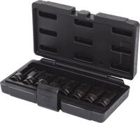 KS Tools 911.0901 1/2" Kraft-Bit-Stecknuss-Satz TX, 8-tlg., T30-T80