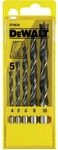DeWalt DT4535-QZ (Holzspiralbohrer Set 5-tlg. in Kunststoff-Kassette 4, 5, 6, 8, 10