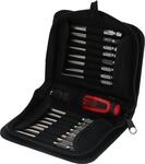 KS Tools 159.2010 ERGOTORQUEplus Bit-Satz, 17-tlg.