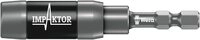 Wera 897/4 IMP R Impaktor Halter mit Ringmagnet und Sprengring, 1/4 Zoll x 75 mm,