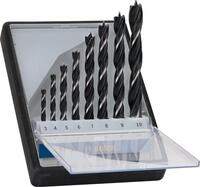 Bosch 8x PRO Wood Holzspiralbohrer-Set (f&uuml;r Weichholz, Hartholz, &Oslash; 3,0, 4,0, 5,0,