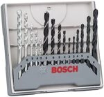 Bosch 15tlg. Bohrer-Set (f&uuml;r Holz, Stein und Metall, &Oslash; 3-8 mm, Zubeh&ouml;r