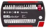 Wiha Bit Set XLSelector Sicherheitsbits Standard 25 mm gemischt 31-tlg. 1/4",