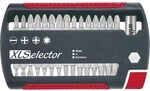 Wiha Bit Set XLSelector Standard 25 mm gemischt 31-tlg. 1/4", Universal Bitsatz mit