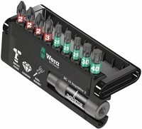 Wera Bit-Sortiment, Bit-Check 10 Impaktor 2, 10-teilig, 05057682001