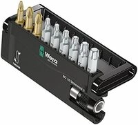Wera Bit-Sortiment, Bit-Check 10 Universal 2, 10-teilig