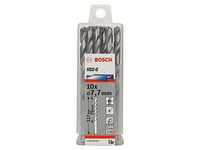 Bosch Professional 10x HSS-G Metallbohrer (für Metall, Ø 7,7 mm, Robust Line,