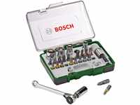 Bosch 27tlg. Schrauberbit und Ratschen-Set (PH, PZ, Hex, T, S-Bit, Zubehör