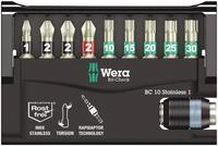 Wera Bit-Sortiment, Bit-Check 10 Stainless 1 SB, 10-teilig, Wera 05073630001