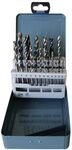 Makita D-46202 Bohrer-Set 18-teilig in Bohrerkassette, f&uuml;r Stein, Metall und Holz,