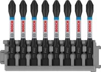 Bosch 8x PRO Phillips Impact Bit (170 x 120 mm, Professional Zubeh&ouml;r