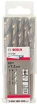 Bosch 10x PRO Stainless HSS-Co Spiralbohrer (f&uuml;r Stahl, Edelstahl, &Oslash; 7,20 mm,