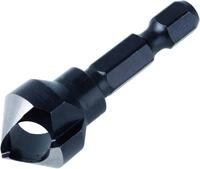 wolfcraft 3 Querlochsenker &empty; 8,12, 16 mm I 4375000 I mit Sechskantschaft