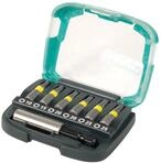 wolfcraft Bit-Box TORX&reg; (T 10-25), 7-tlg. I 2978000 I 6 Solid-Bits in verschiedenen