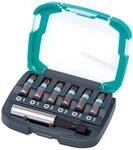 wolfcraft Bit-Box Kreuzschlitz (PZ 1-3), 7-tlg. I 2977000 I 6 Solid-Bits in