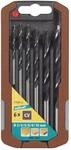 wolfcraft Holzspiralbohrer-Set, &Oslash; 3-10 mm, 6-tlg. I 7108000 I F&uuml;r Bohrungen in