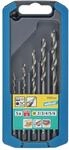 wolfcraft Metallbohrer-Set HSS geschliffen, Sechskant-Schaft, &Oslash; 2-6 mm, 5-tlg. I