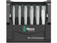 Wera Bit-Sortiment, Bit-Check 6 TX Universal 1 SB, 6-teilig, Wera 05073637001