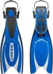 Cressi Herren Flossen Frog Plus, blau/sliber, 39/41, BF202040
