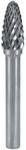 Ruko 116033 Hartmetall Fr&auml;sstifte Form F Rundbogen